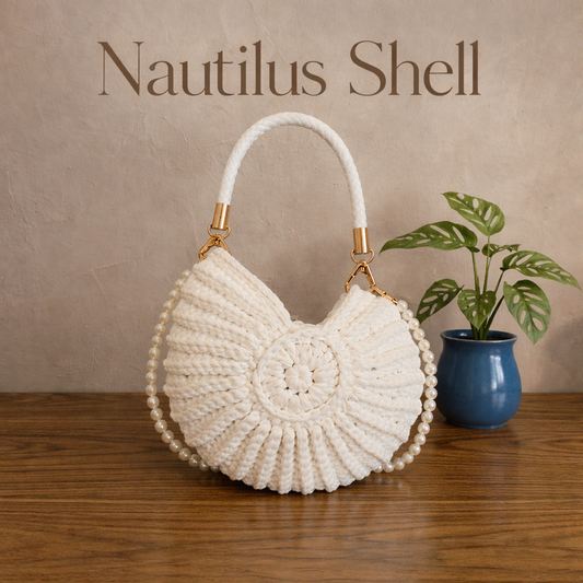 Crochet Shell Bag